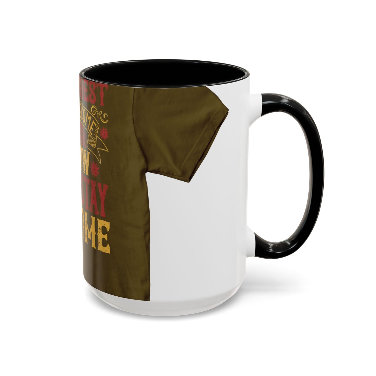 The easiest way to become a superhero is NOW! Just Stay At Home — Accent Mug 11/15oz