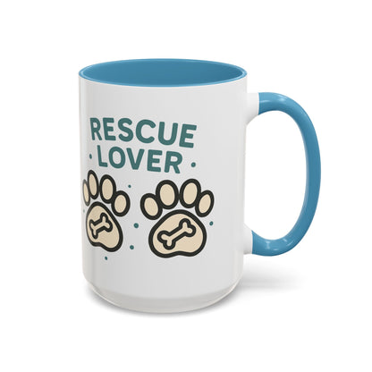 Rescue Lover Coffee Mug, Pet Owner Gift, Animal Rescue Merchandise, Dog Lover Cup, Rescue Pet Appreciation