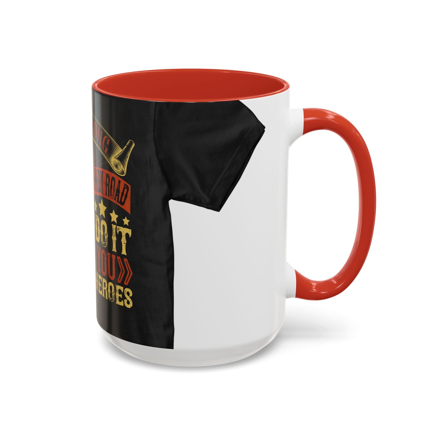 ItΓÇÖs a long, lonely and windy road (2) — Accent Mug 11/15oz