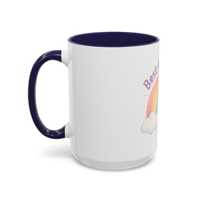 Best Aunt Ever Rainbow Coffee Mug, Gift for Aunts, 11oz, 15oz, Cute Mug, Birthday Gift, Unique Coffee Cup