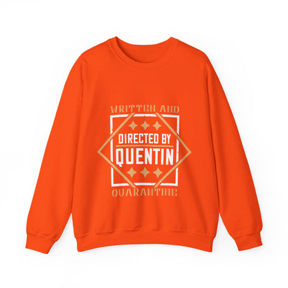 written and directed by quentin quarantine-01 — Unisex Heavy Blend Crewneck (G18000)