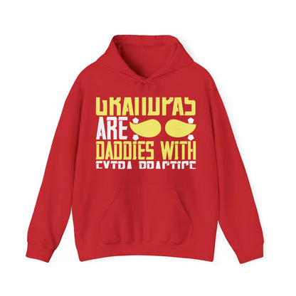 Grandpas are daddies with extra practice-02 — Unisex Heavy Blend Hoodie (G18500)