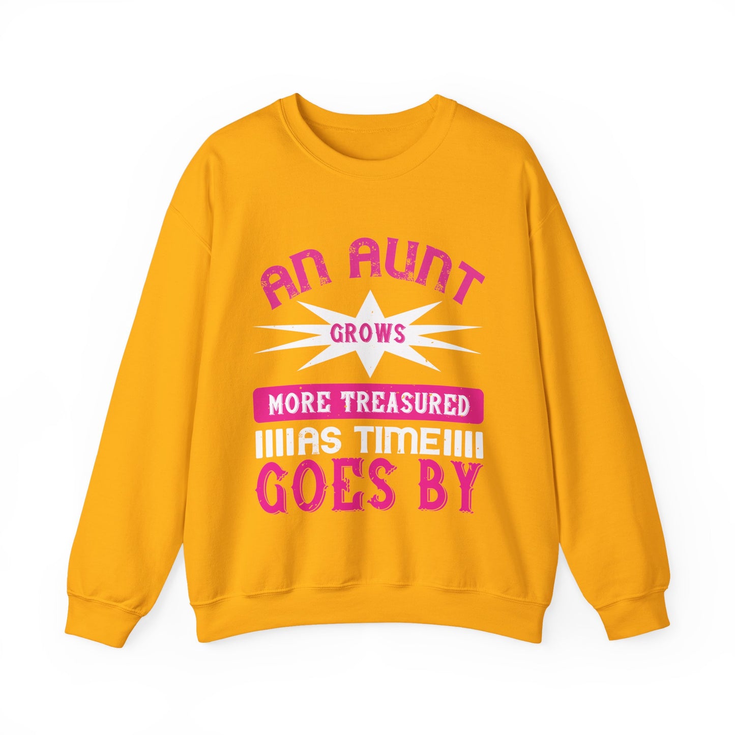 An aunt grows more treasured as time goes by-01 — Unisex Heavy Blend Crewneck (G18000)