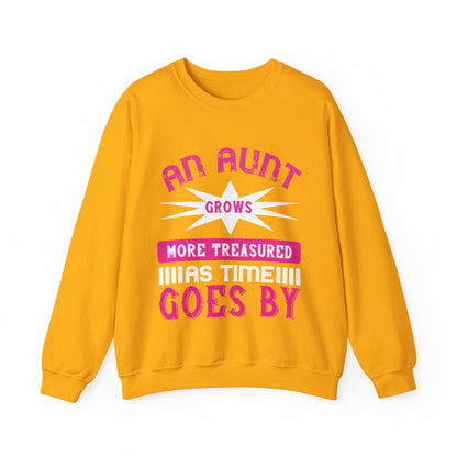 An aunt grows more treasured as time goes by-01 — Unisex Heavy Blend Crewneck (G18000)