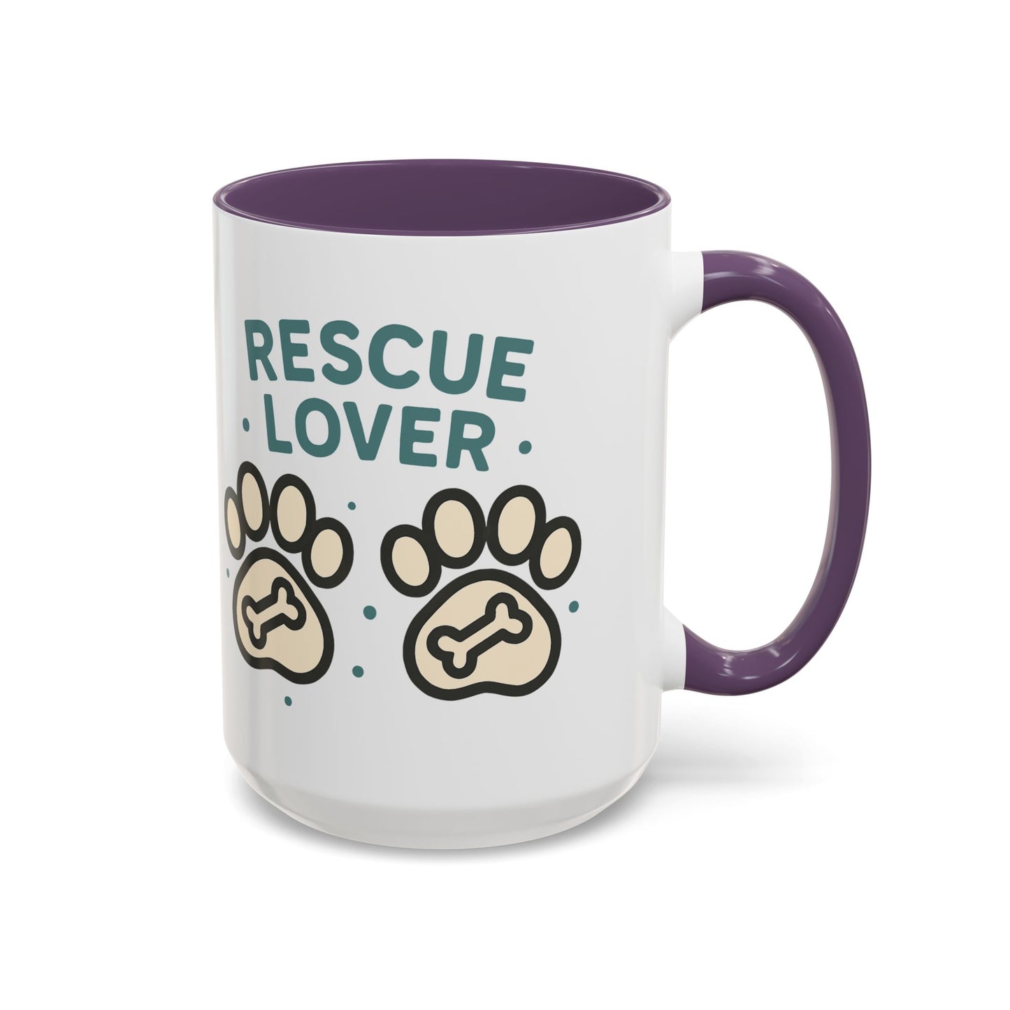 Rescue Lover Coffee Mug, Pet Owner Gift, Animal Rescue Merchandise, Dog Lover Cup, Rescue Pet Appreciation