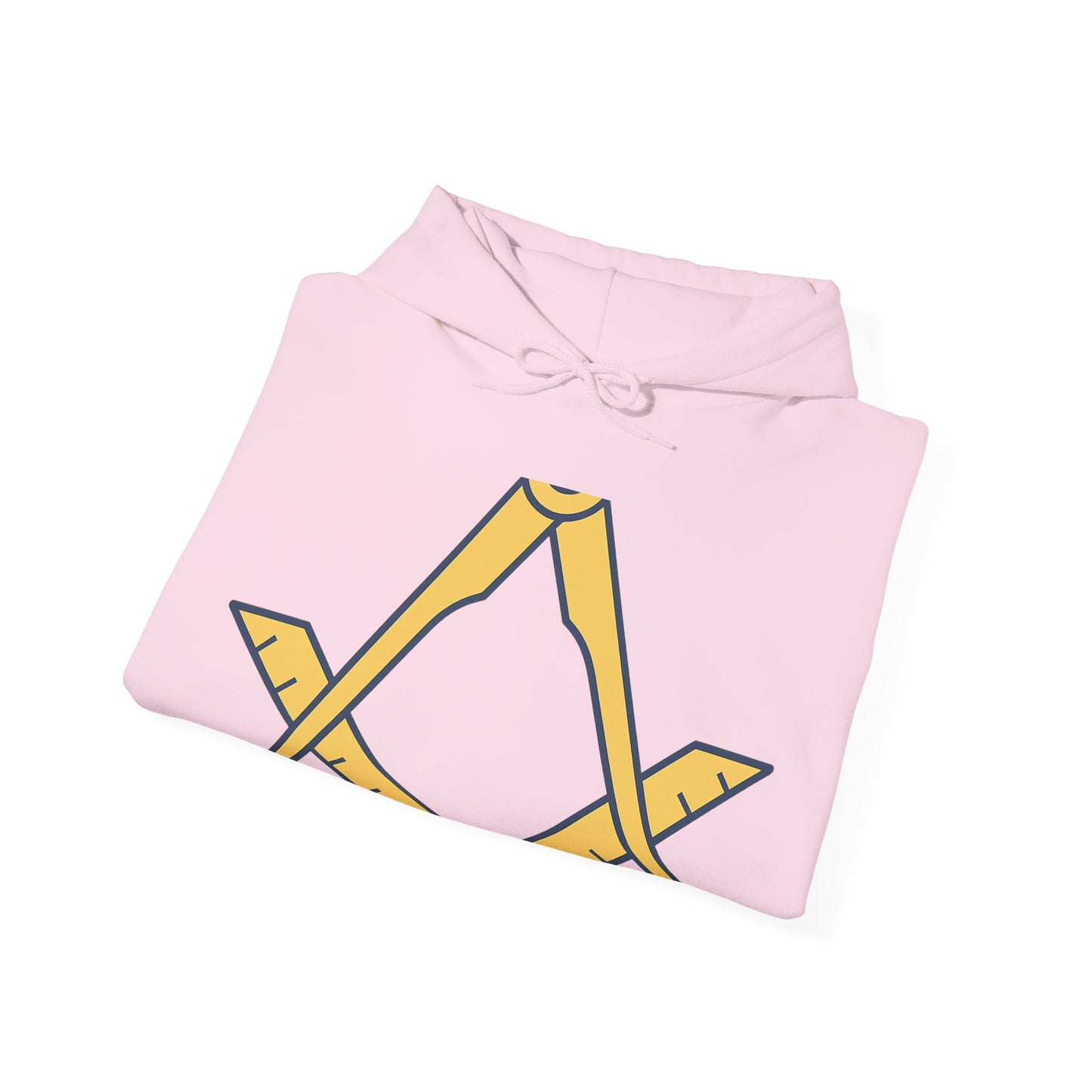 Plain Square and compass — Unisex Heavy Blend Hoodie (G18500)