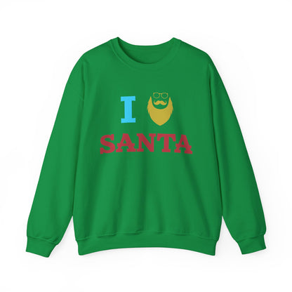 Christmas 'I Love Santa' Sweatshirt - Festive Holiday Apparel