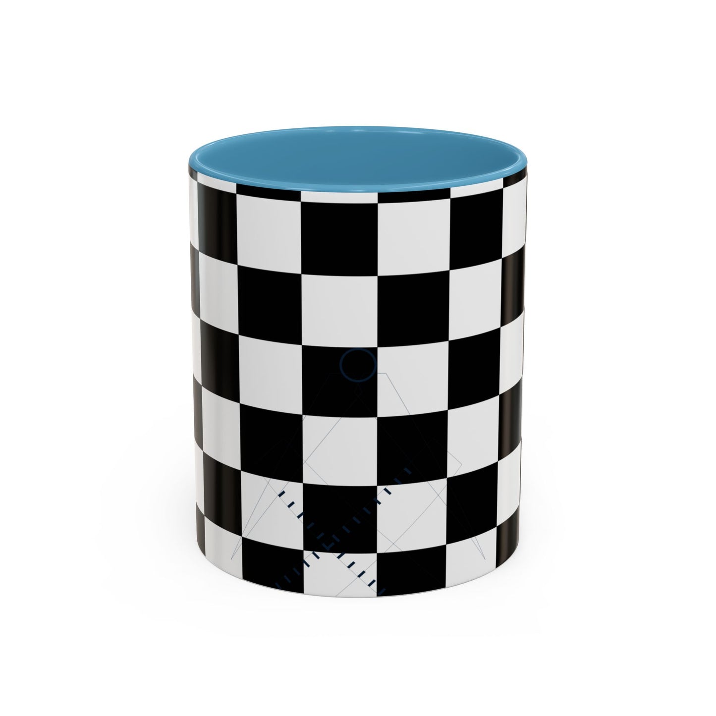 Masonic_Mosaic_Badge_4800 — Accent Mug 11/15oz