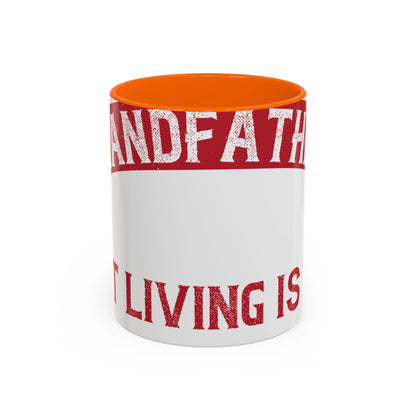 My grandfather always said that living is like licking honey off a thorn-01 — Accent Mug 11/15oz