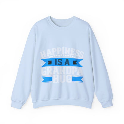 Happiness is a grandpa hug-01 — Unisex Heavy Blend Crewneck (G18000)