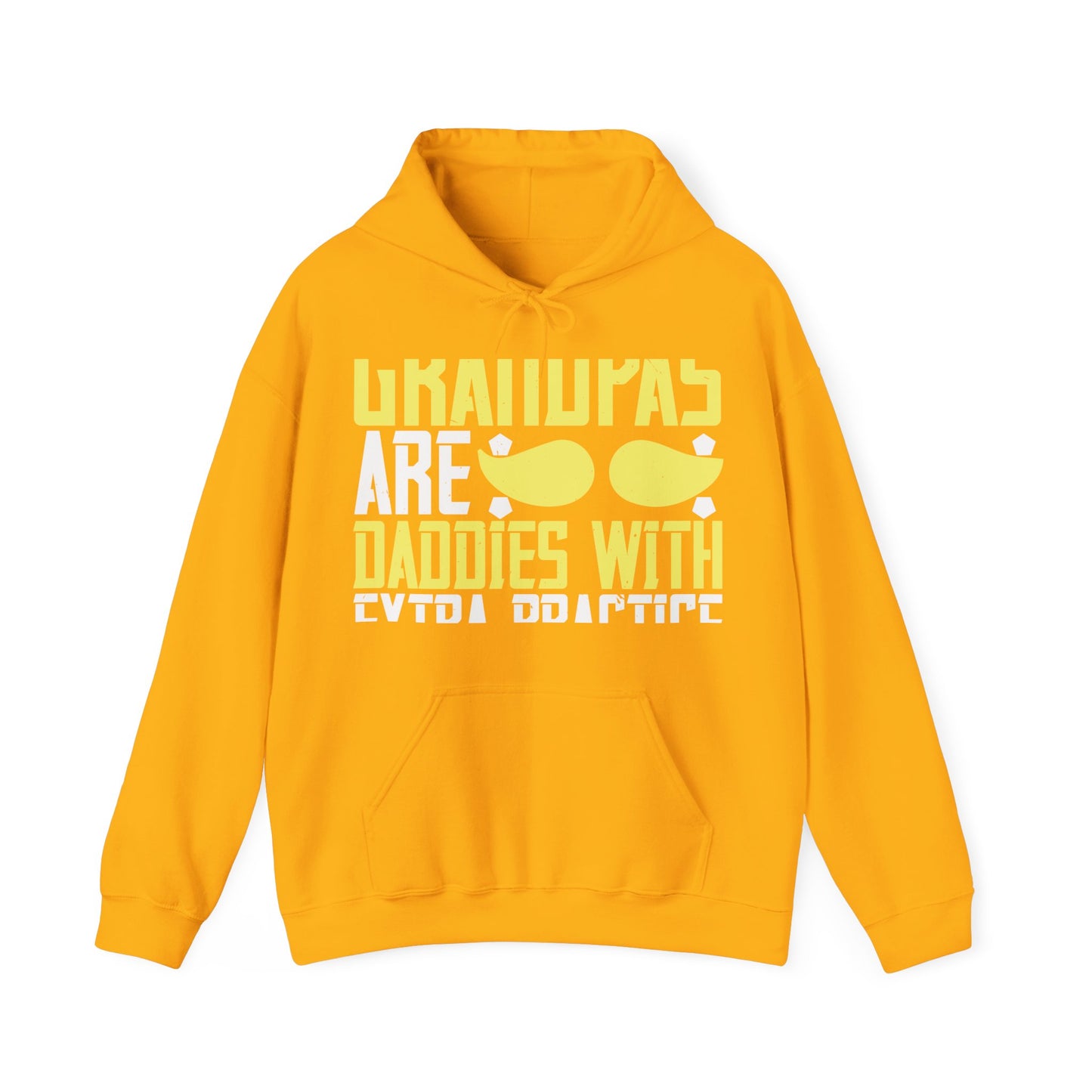 Grandpas are daddies with extra practice-02 — Unisex Heavy Blend Hoodie (G18500)