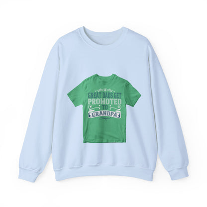 Great dads get promoted to grandpa-02 — Unisex Heavy Blend Crewneck (G18000)