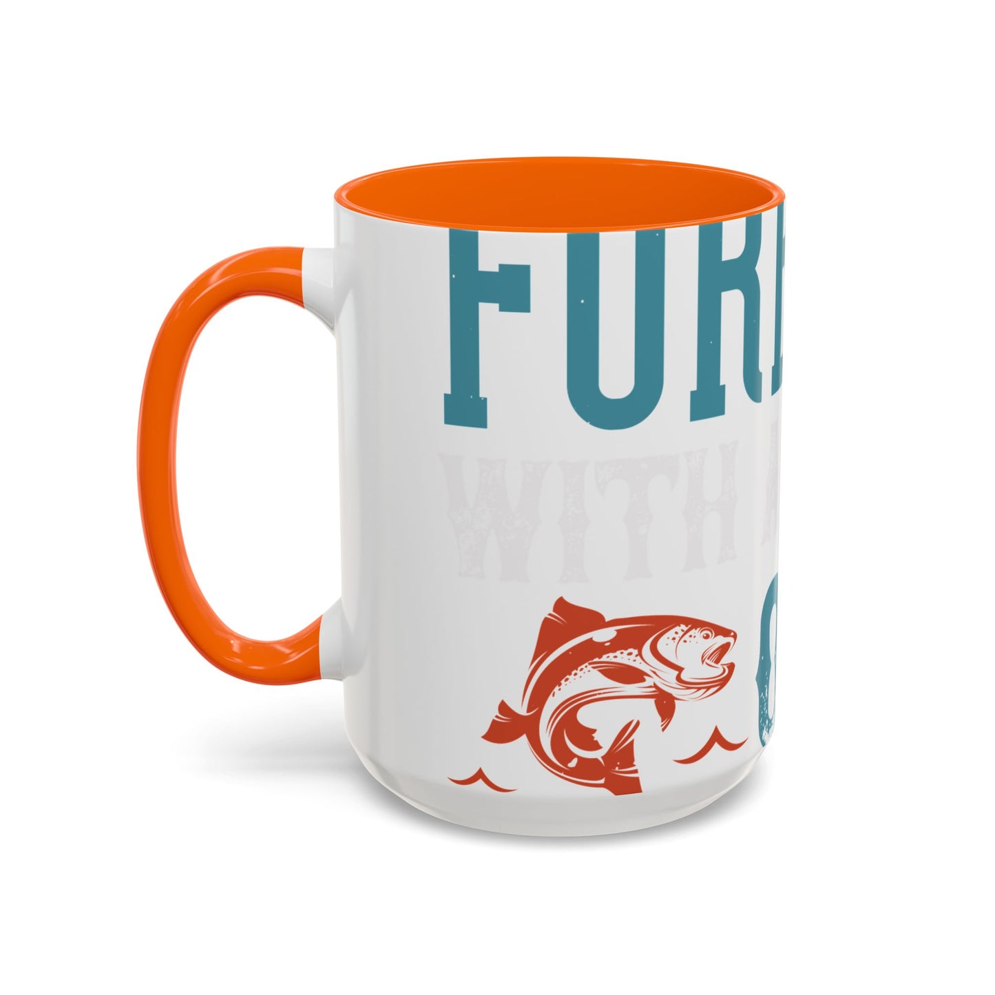 WEEKEND FORECAST WITH A CHANGE OF FISHING-01 — Accent Mug 11/15oz