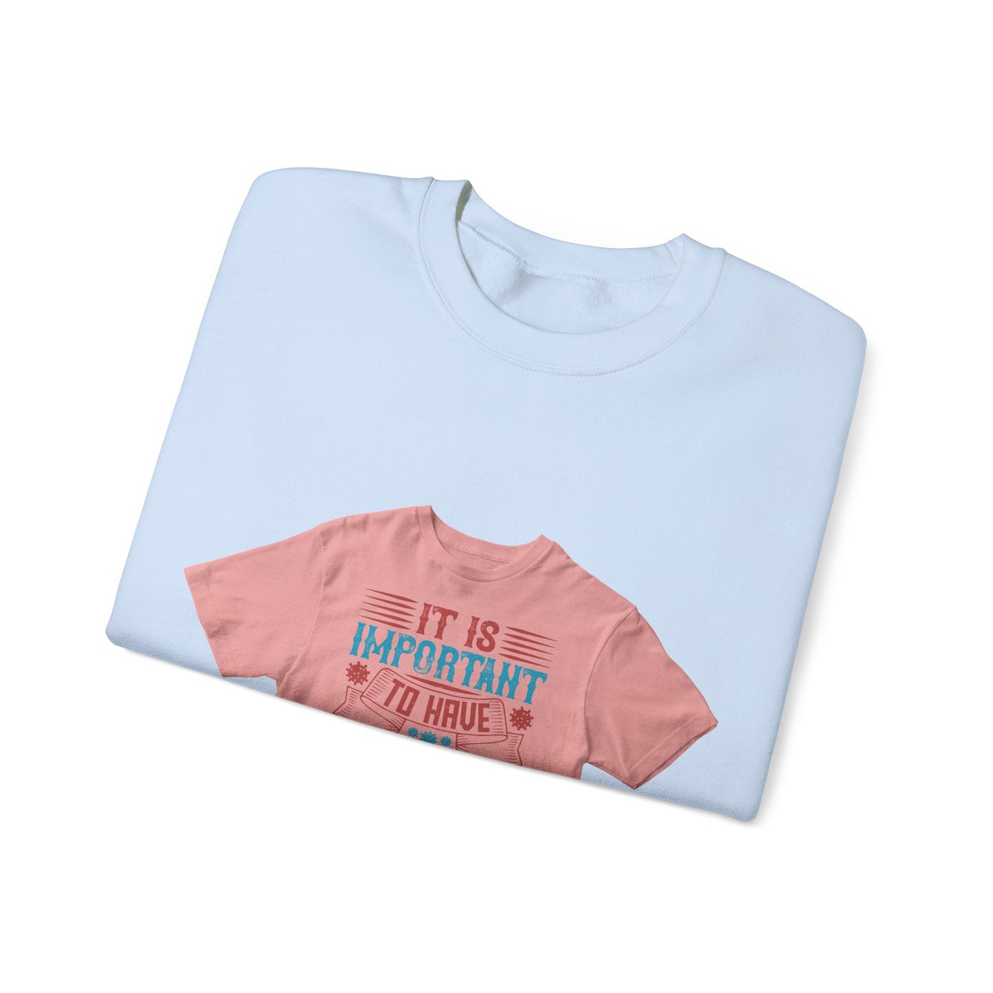 Isolation offered its own form of companionship — Unisex Heavy Blend Crewneck (G18000)