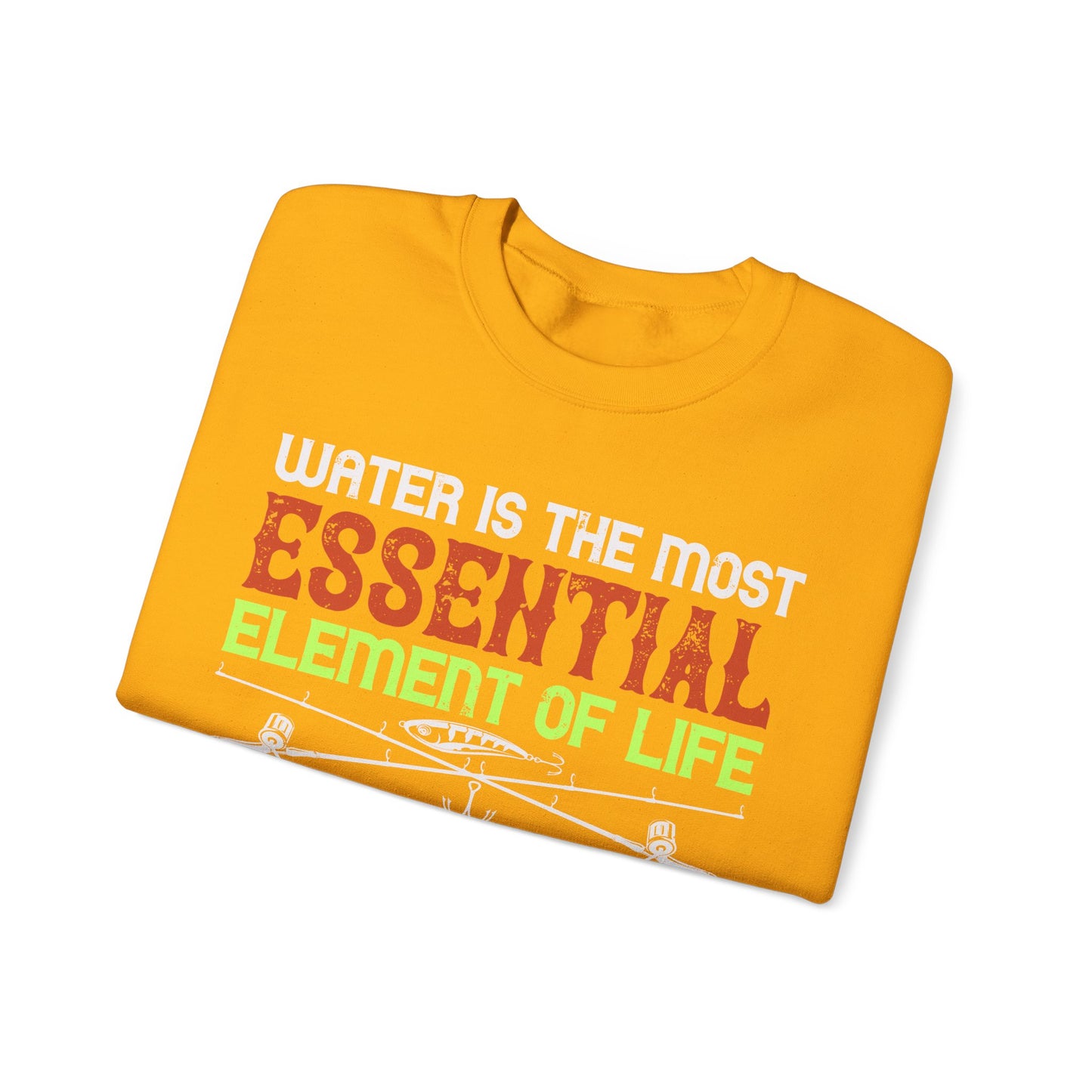 WATER IS THE MOST ESSENTIAL-01 — Unisex Heavy Blend Crewneck (G18000)