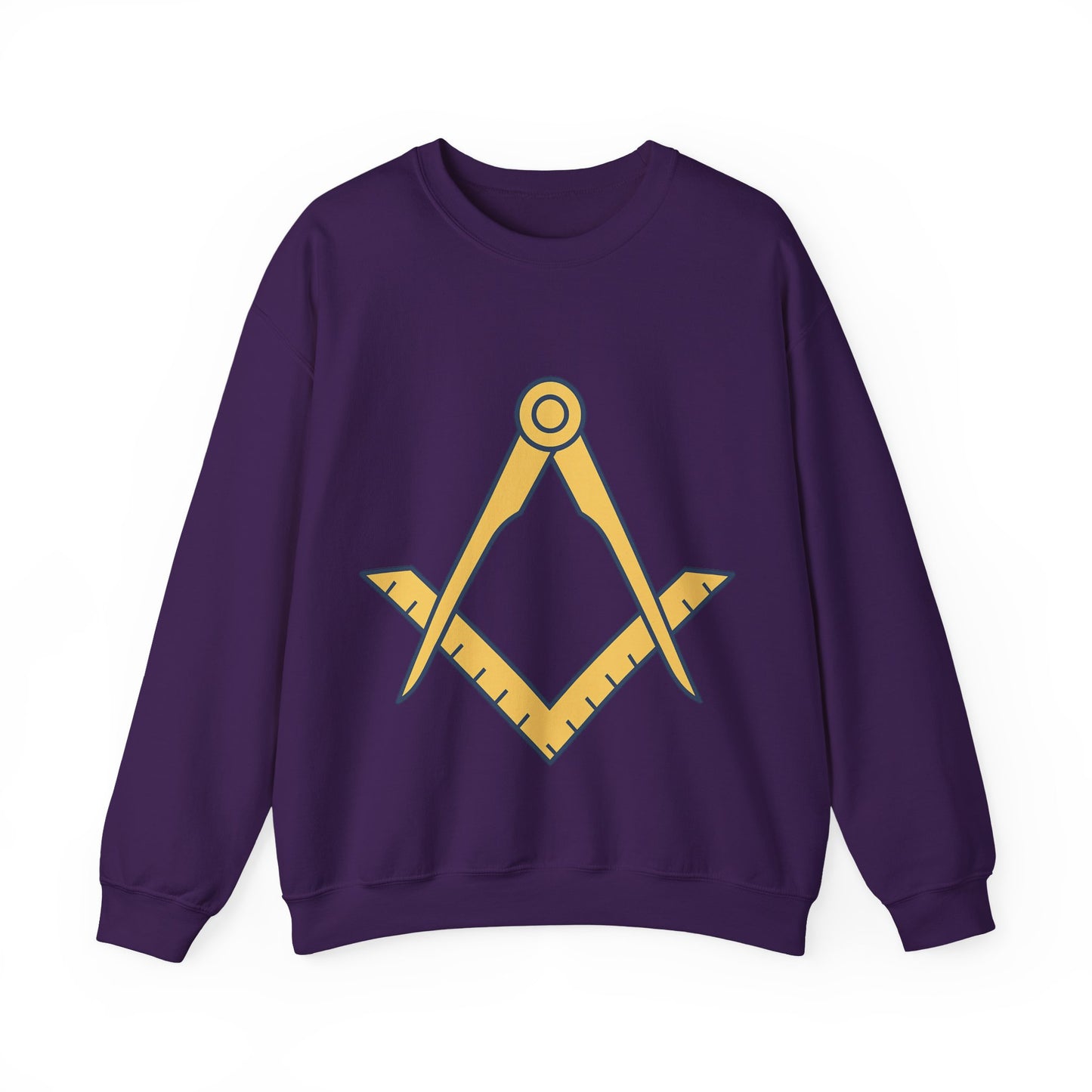 Plain Square and compass — Unisex Heavy Blend Crewneck (G18000)