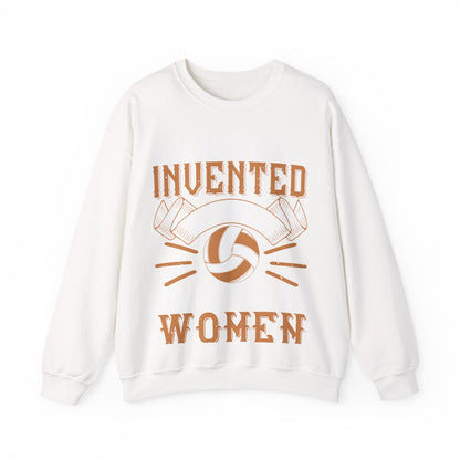 Volleyball Invented by men, perfected by women-01 — Unisex Heavy Blend Crewneck (G18000)
