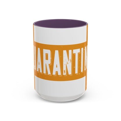straight outta quarantine class of 2020-01 — Accent Mug 11/15oz