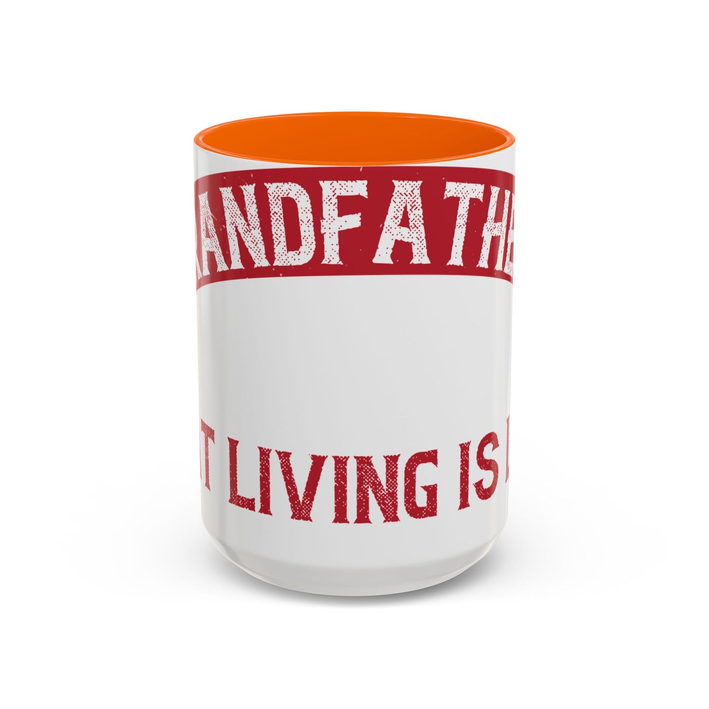 My grandfather always said that living is like licking honey off a thorn-01 — Accent Mug 11/15oz