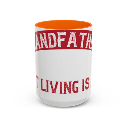 My grandfather always said that living is like licking honey off a thorn-01 — Accent Mug 11/15oz