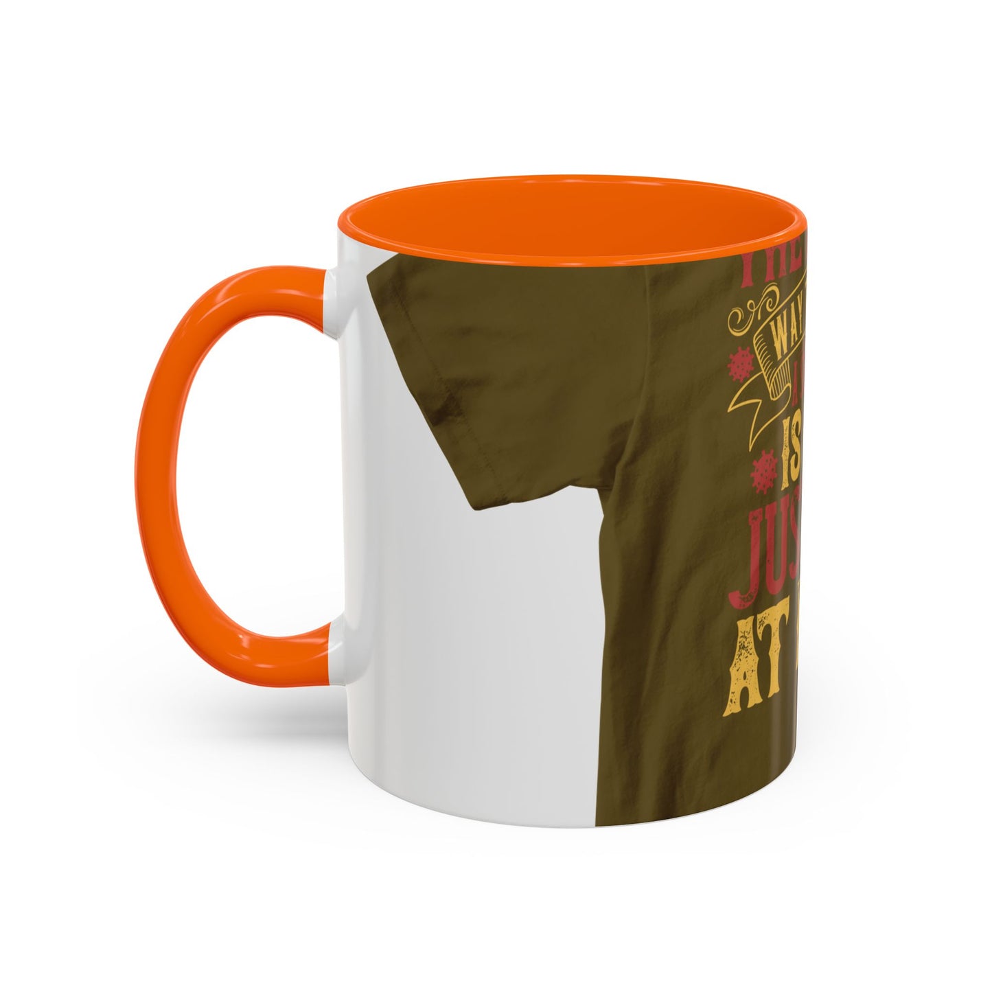 The easiest way to become a superhero is NOW! Just Stay At Home — Accent Mug 11/15oz