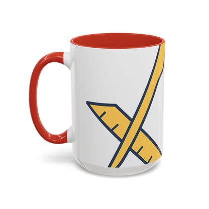Plain Square and compass — Accent Mug 11/15oz