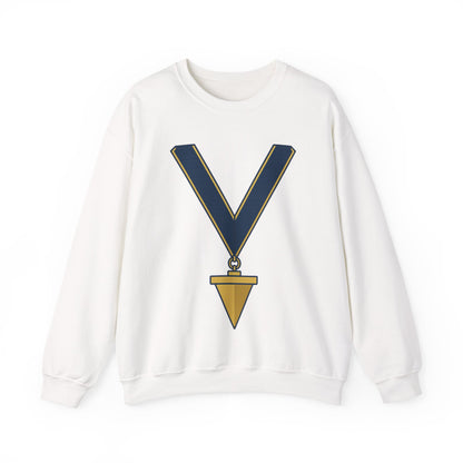 Junior Warden JW-- the plumb — Unisex Heavy Blend Crewneck (G18000)