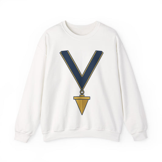 Junior Warden JW-- the plumb — Unisex Heavy Blend Crewneck (G18000)