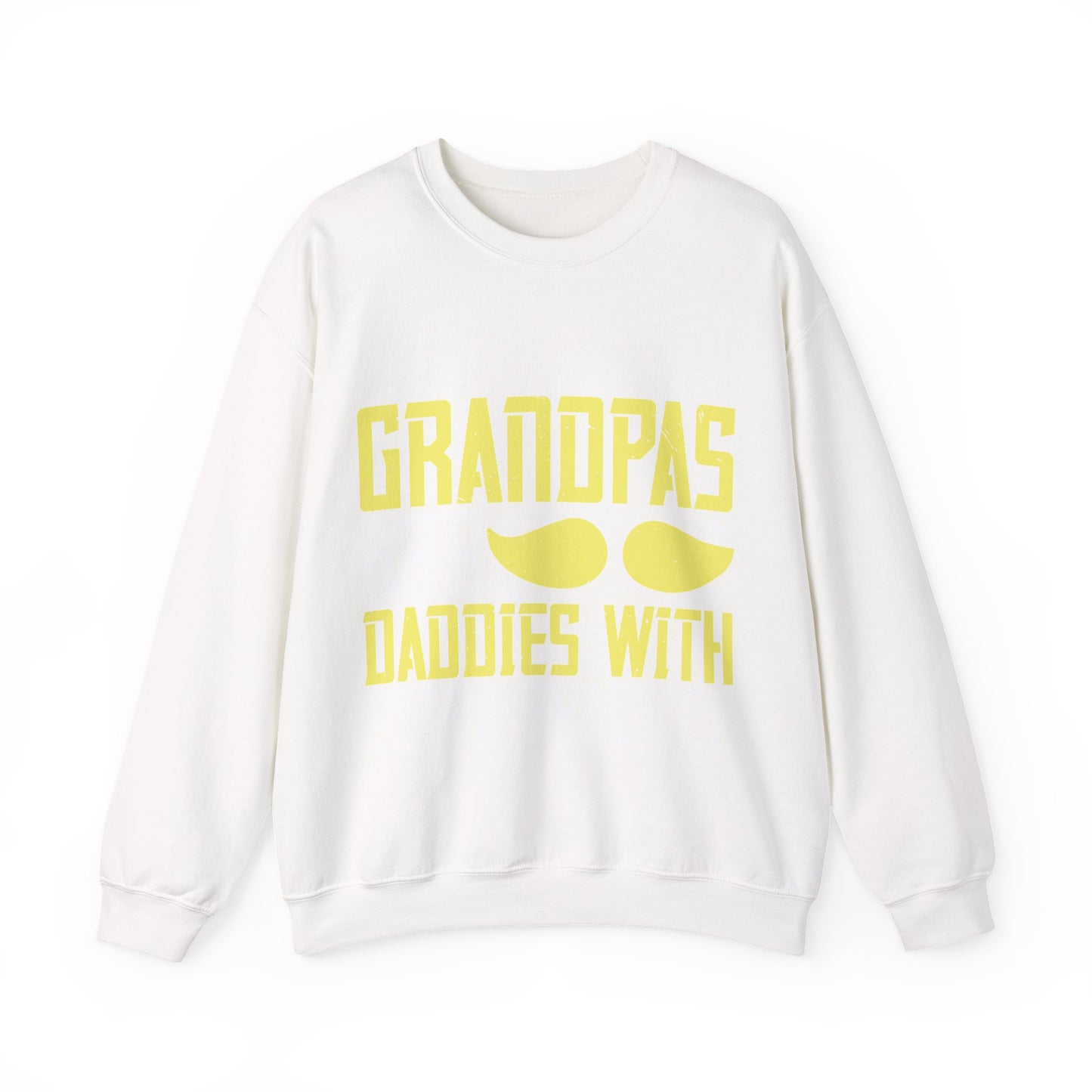 Grandpas are daddies with extra practice-02 — Unisex Heavy Blend Crewneck (G18000)