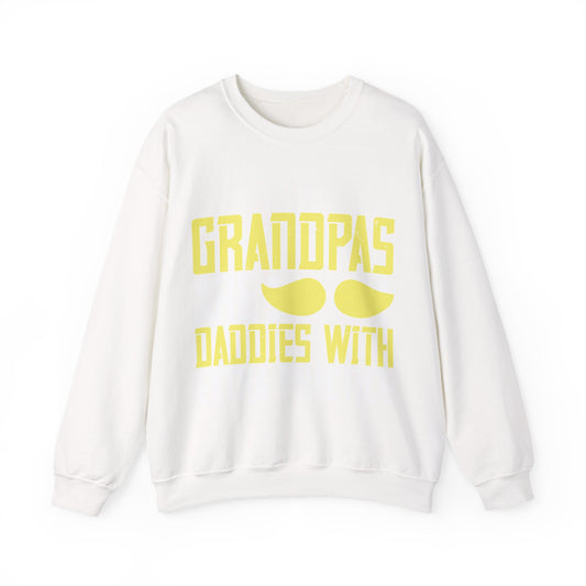 Grandpas are daddies with extra practice-02 — Unisex Heavy Blend Crewneck (G18000)
