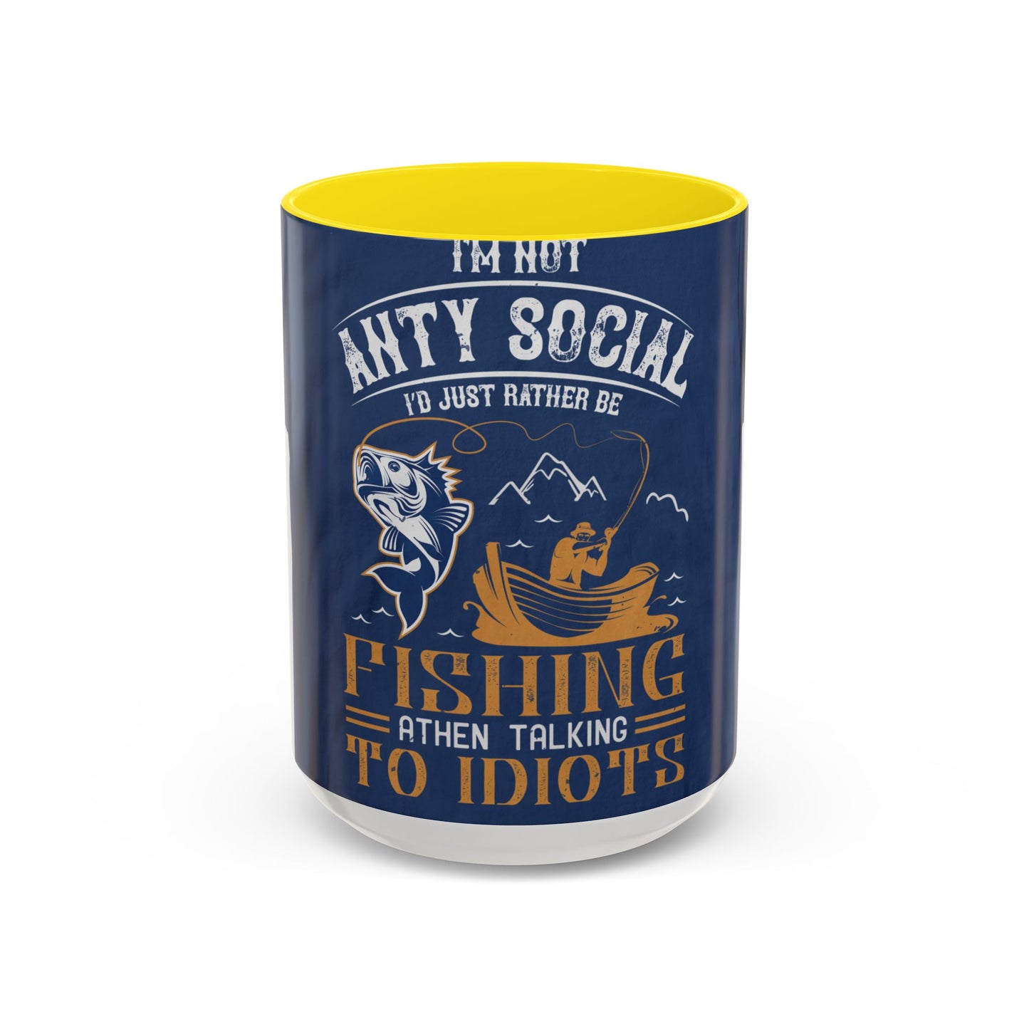 im not ANTY SOCIAL — Accent Mug 11/15oz