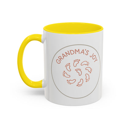 Accent Coffee Mug - Grandma's Joy | Perfect Gift for Grandparents, Coffee Lovers, Family Gatherings, Birthdays, Special [...]