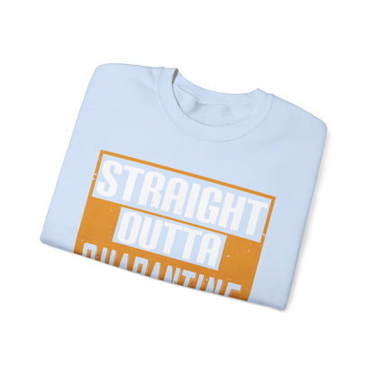 straight outta quarantine class of 2020-01 — Unisex Heavy Blend Crewneck (G18000)