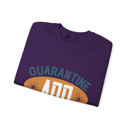 quarantine and chill-011 — Unisex Heavy Blend Crewneck (G18000)