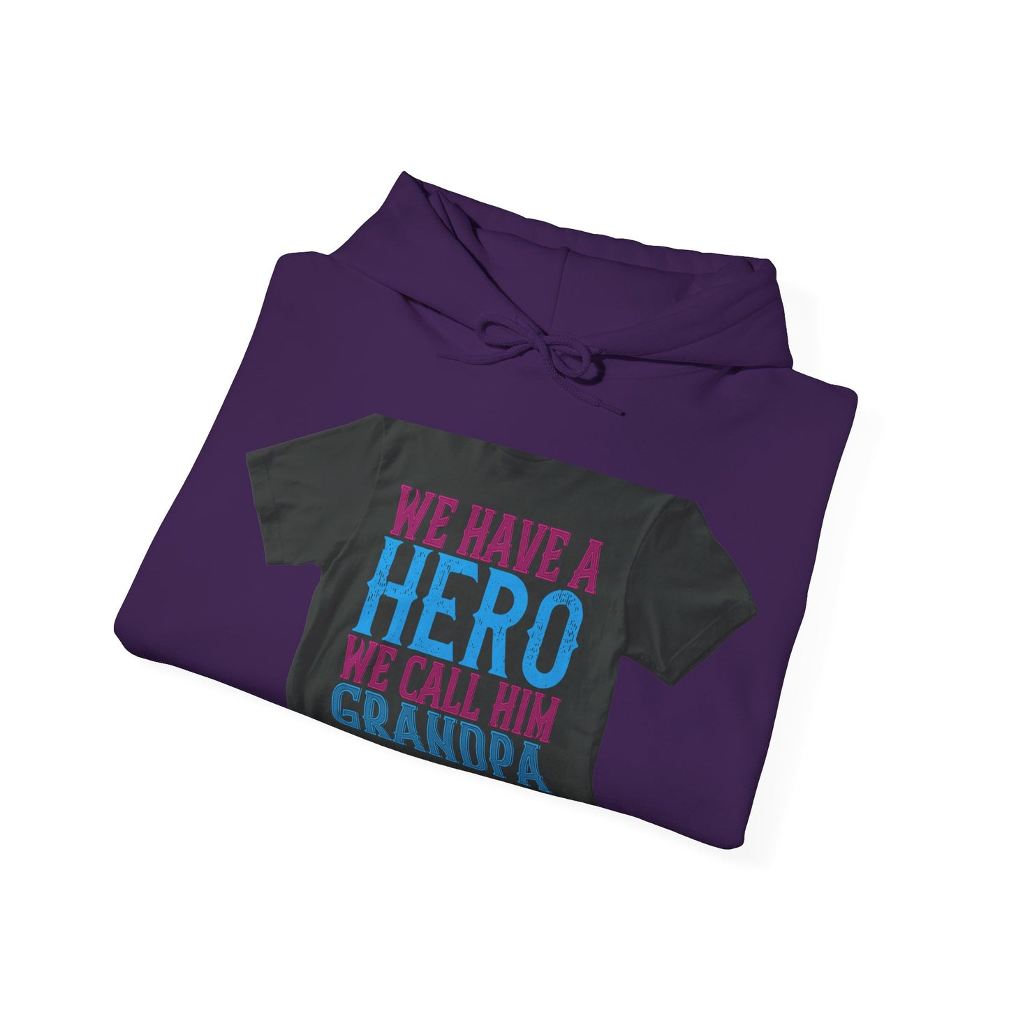 We have a hero, we call him grandpa-02 — Unisex Heavy Blend Hoodie (G18500)
