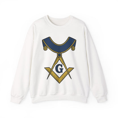square and compass — Unisex Heavy Blend Crewneck (G18000)