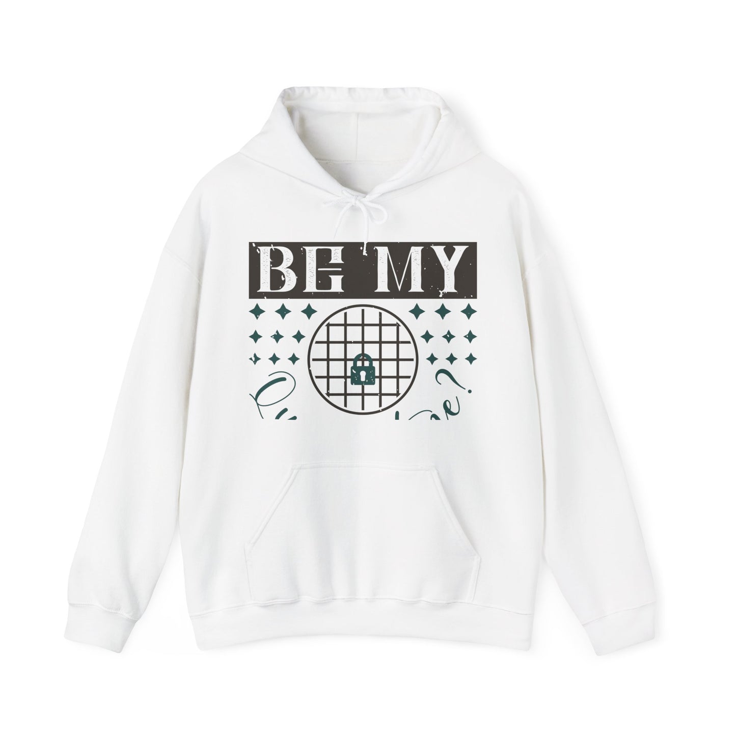 will you be my quarantine-01 — Unisex Heavy Blend Hoodie (G18500)