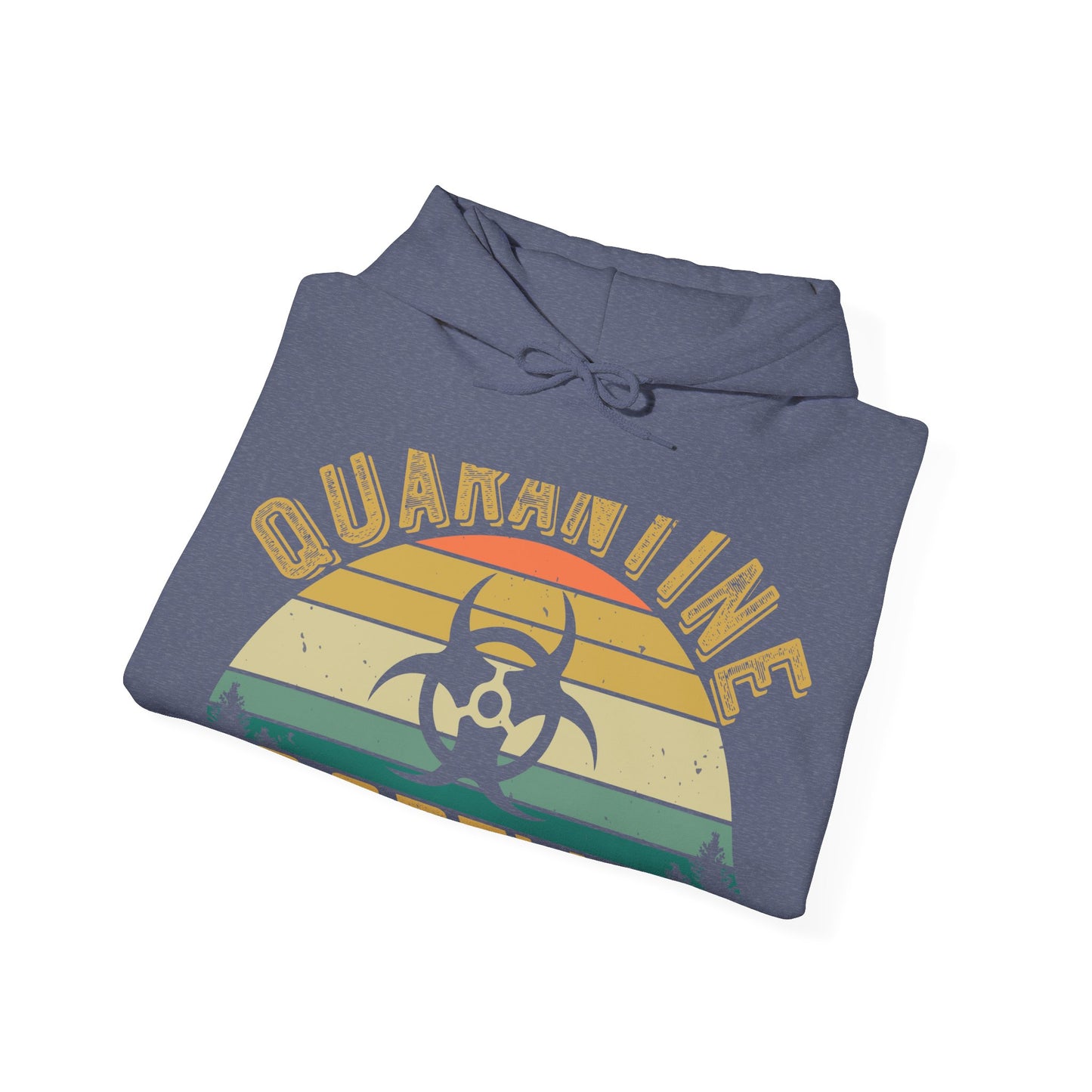 i think quarantine is spelled camping-01 — Unisex Heavy Blend Hoodie (G18500)