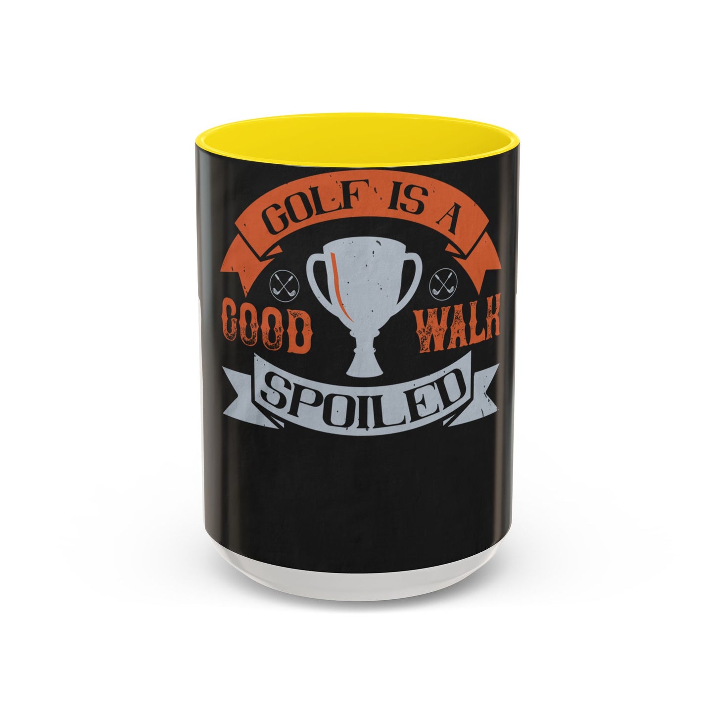 Golf is a good walk spoiled — Accent Mug 11/15oz