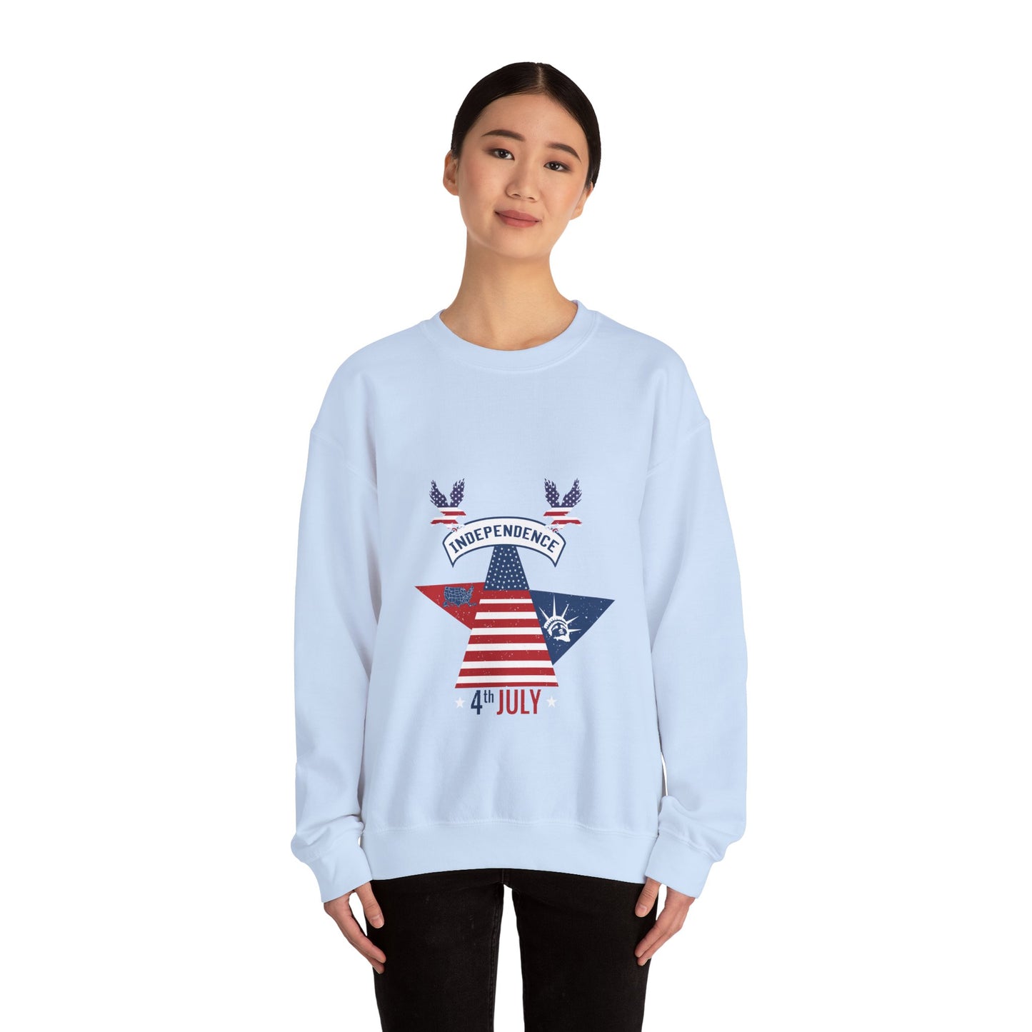 Fourth of july (48) — Unisex Heavy Blend Crewneck (G18000)