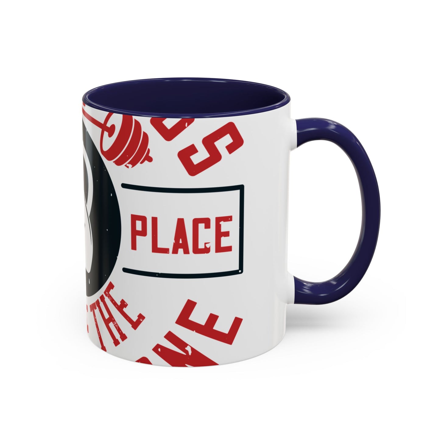 All progress takes place outside the comfort zone-01 — Accent Mug 11/15oz
