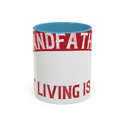 My grandfather always said that living is like licking honey off a thorn-01 — Accent Mug 11/15oz