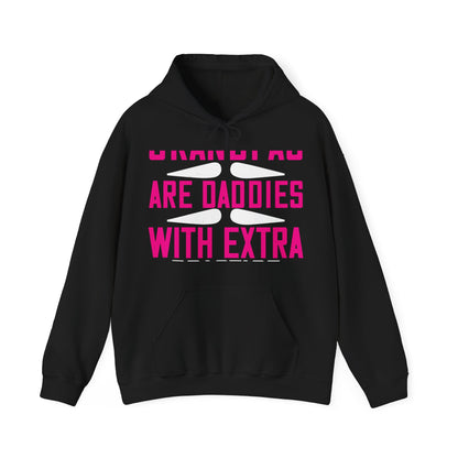 Grandpas are daddies with extra practice-01 — Unisex Heavy Blend Hoodie (G18500)