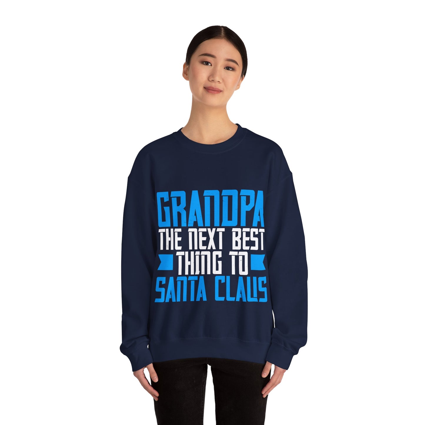 grandpa Santa Claus-01 — Unisex Heavy Blend Crewneck (G18000)