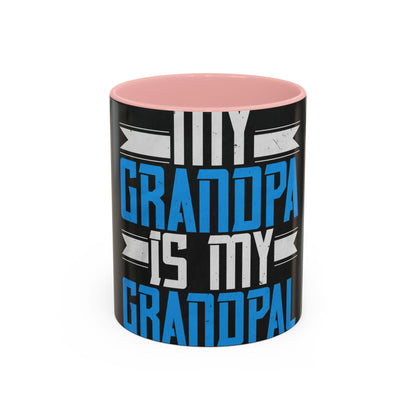 My Grandpa is my Grandpal-02 — Accent Mug 11/15oz