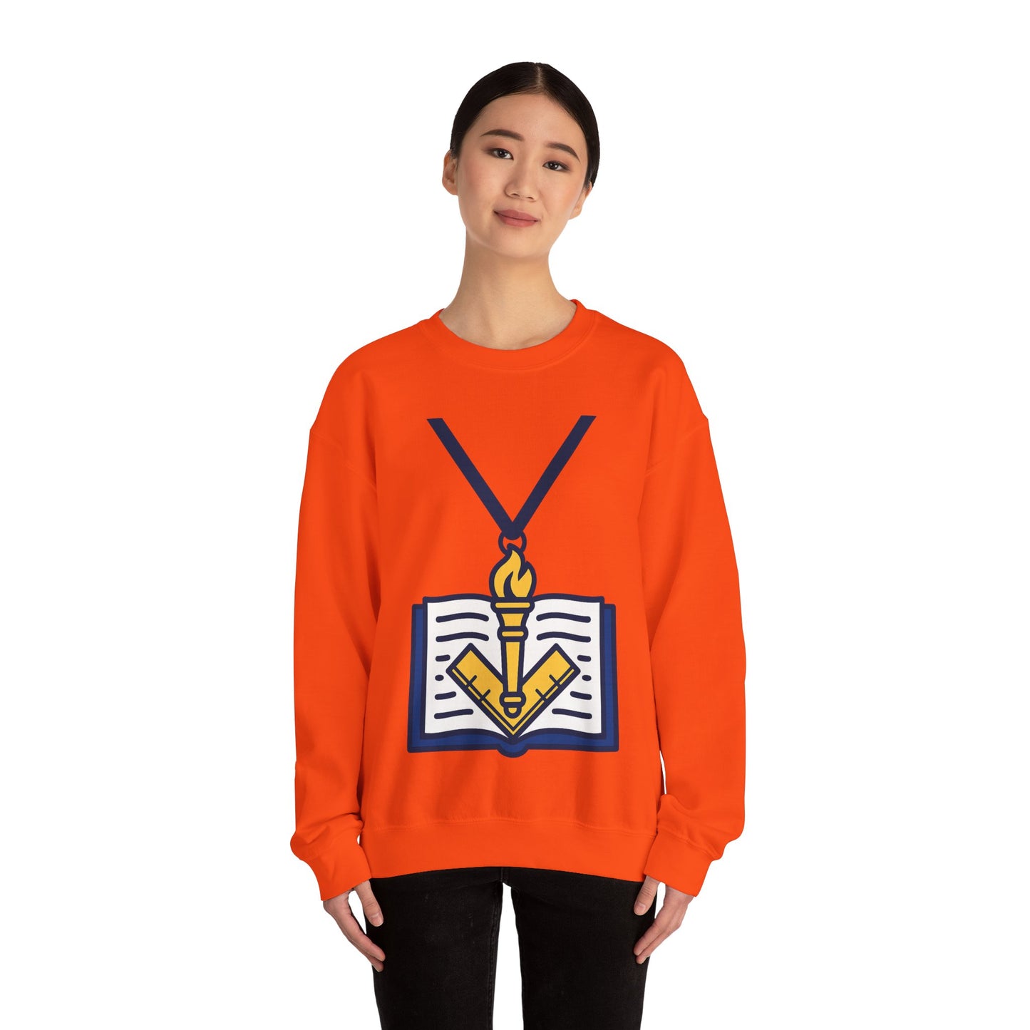 Education Officer - Lecturer - Instructor — Unisex Heavy Blend Crewneck (G18000)