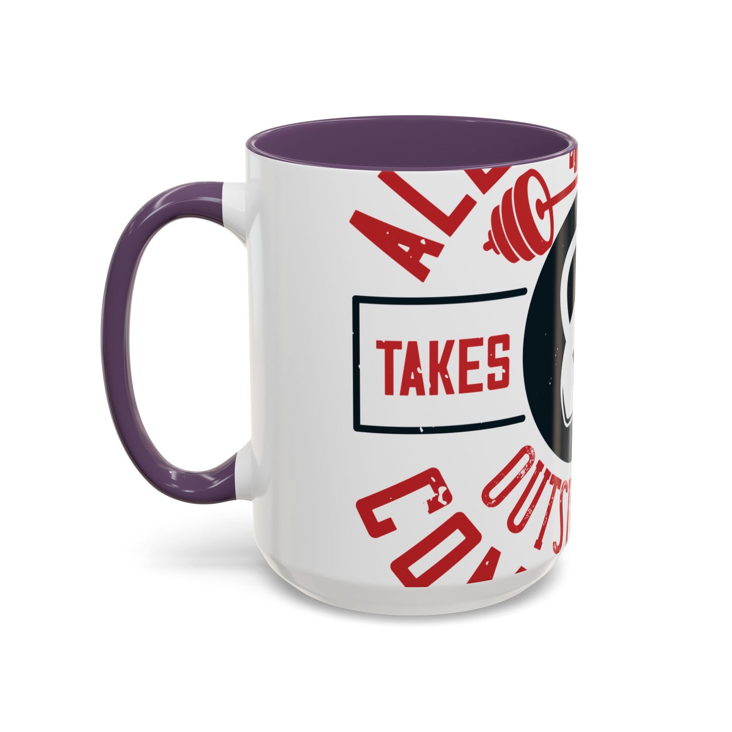 All progress takes place outside the comfort zone-01 — Accent Mug 11/15oz