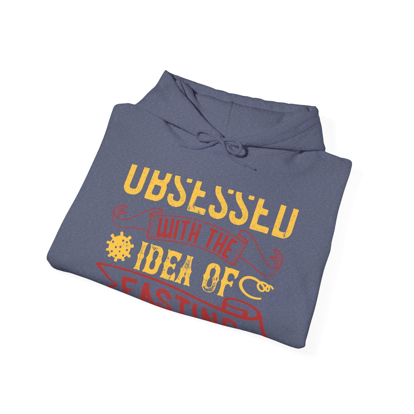 I was obsessed with the idea of fasting and isolation-01 — Unisex Heavy Blend Hoodie (G18500)