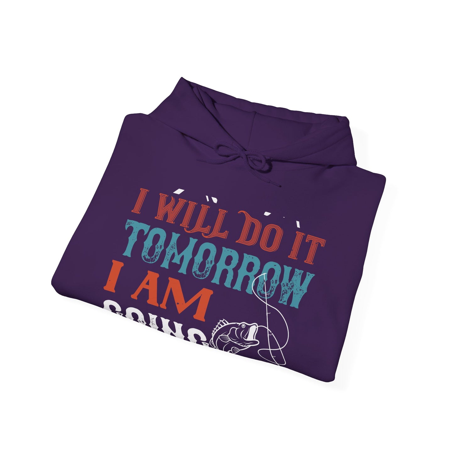 I WILL DO IT TOMORROW-01 — Unisex Heavy Blend Hoodie (G18500)