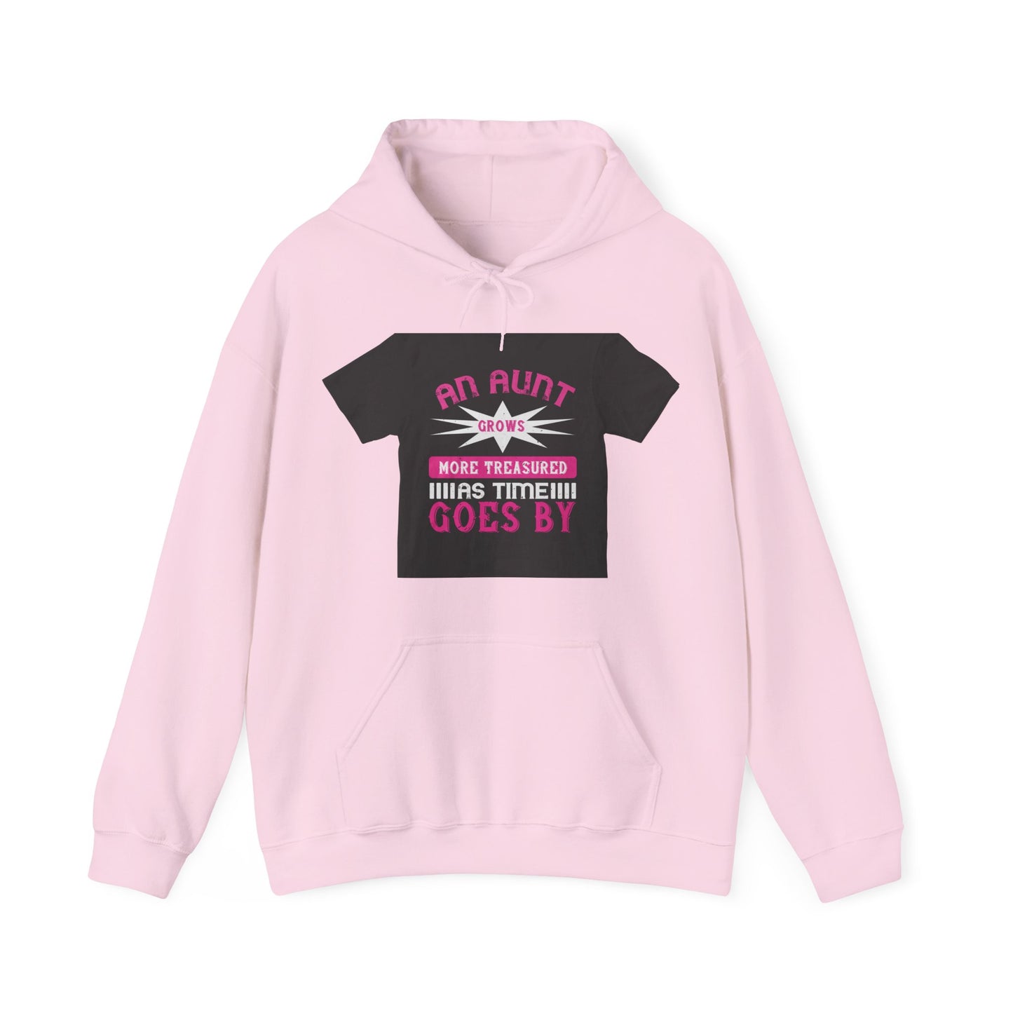 An aunt grows more treasured as time goes by — Unisex Heavy Blend Hoodie (G18500)